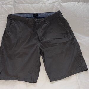 J. Crew Charcoal Flat Front Shorts